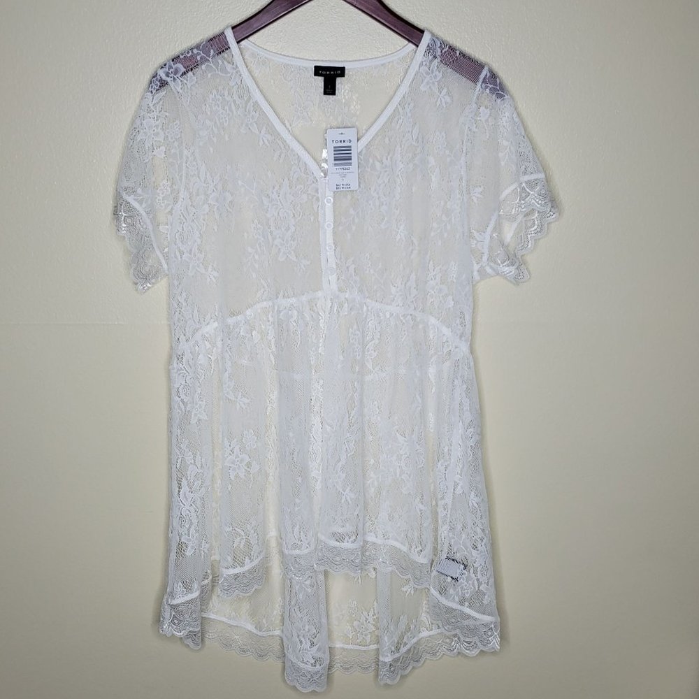 Torrid Lace Babydoll NWT Plus Sz 1X